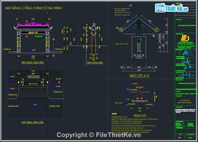 File cad Bản vẽ thiết kế đền thờ đẹp File Cad Bản Vẽ Thiết Kế Đền Thờ Đẹp
