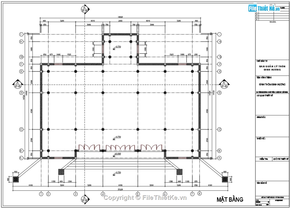 Bản vẽ đình làng,File cad đình làng cổ,file cad đình làng 11.2x18.8m,autocad đình làng,bản vẽ đình làng file cad