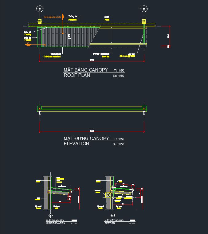 File cad Bản vẽ thiết kế Mái đơn nhà xưởng File Cad Bản Vẽ Thiết Kế Mái Đơn Nhà Xưởng