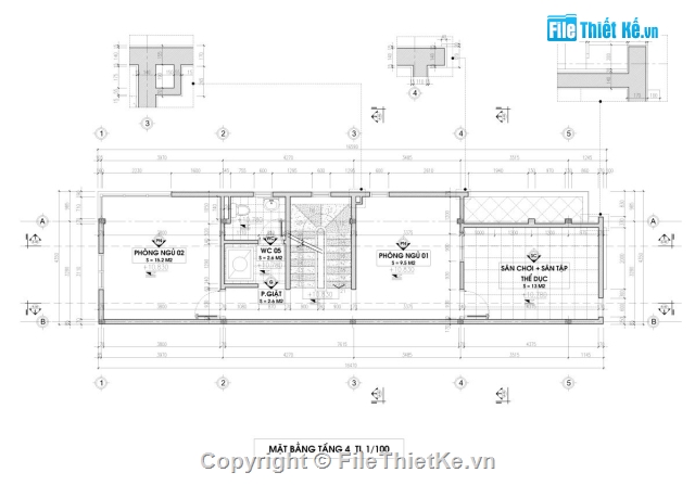 nhà phố 4 tầng,nhà 4 tầng,bản vẽ 4 tầng,nhà phố 4 tầng 3.5x17m