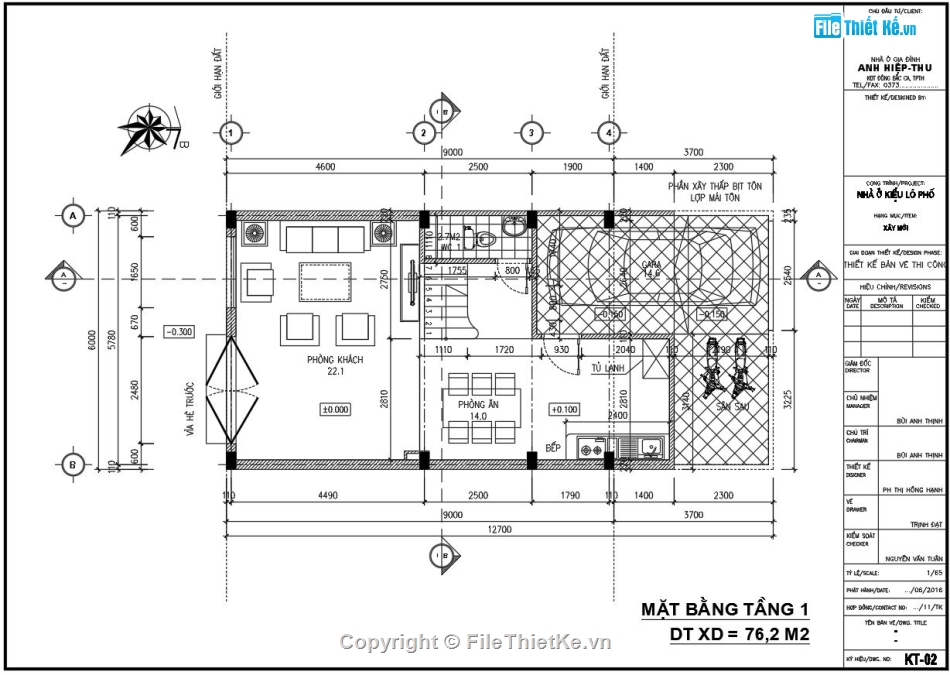 mẫu nhà 4 tầng hiện đại,nhà mặt phố 4 tầng,File cad 4 tầng đẹp,Thiết kế 6x9m đẹp