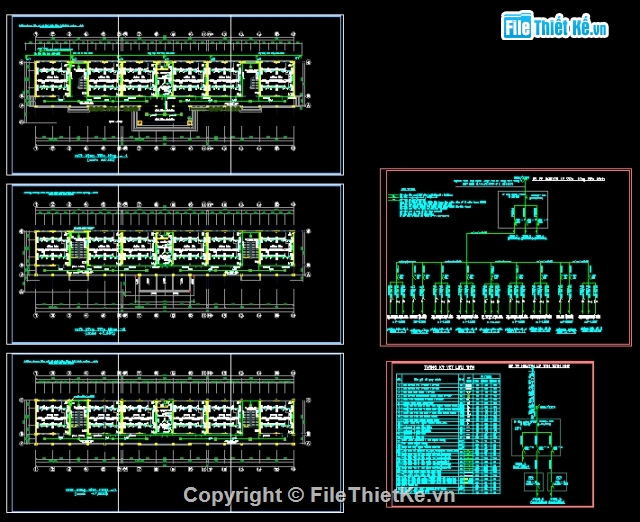 File thiết kế,thuyết minh điện,điện nước,điện trường học,nước trường học