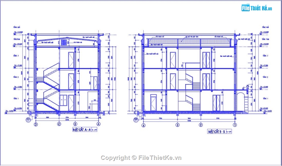 Bản vẽ thiết kế trụ sở công an phường,Bản vẽ trụ sở công an,File cad thiết kế trụ sở công an xã,Trụ sở công an phường 3 tầng