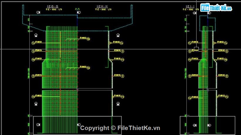 trụ thân hẹp,trụ đặc thân hẹp,trụ đặc