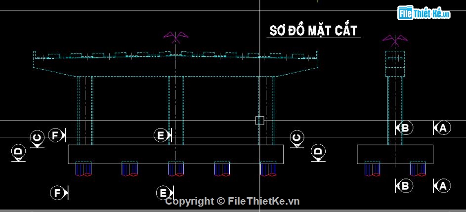 bản vẽ thân cột,thân cột bê tông,thân cột cnc