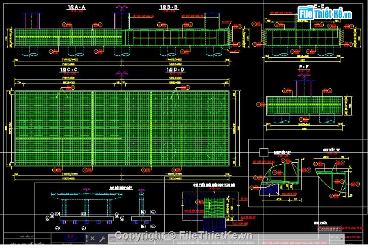 bản vẽ thân cột,thân cột bê tông,thân cột cnc