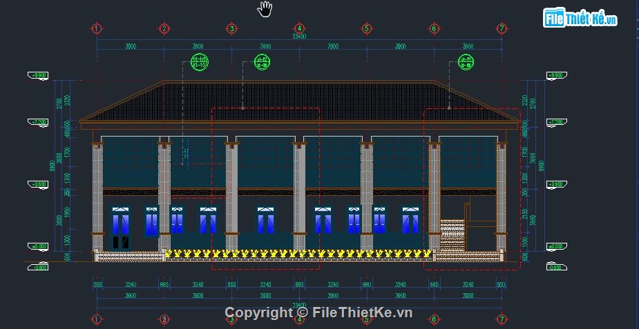 kiến trước trường học,trường học mầm non,trường học 3 tầng