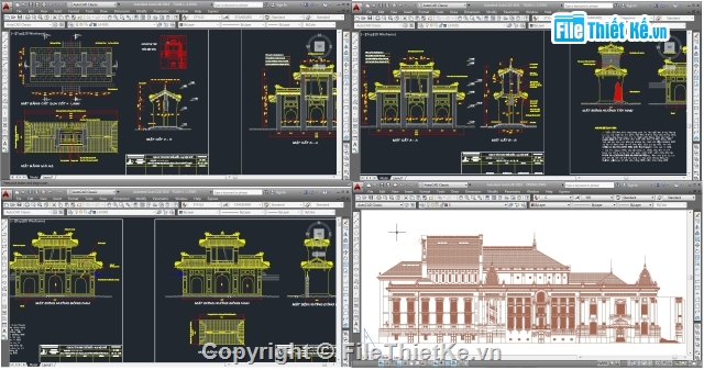 di tích Đại Nội Huế,di tích lịch sử,bản vẽ cải tạo,bản vẽ cad,File Auto cad