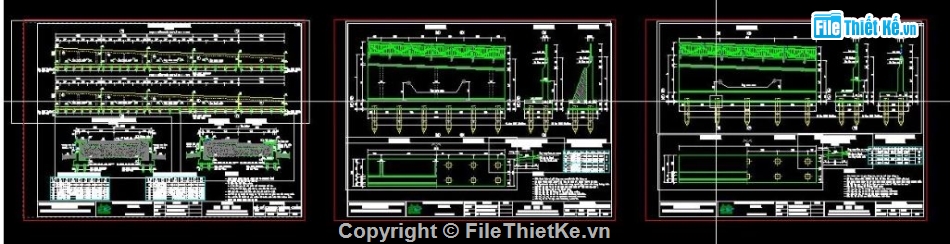 bản vẽ cầu đường,bản vẽ chắn tường,file bản vẽ cầu đường