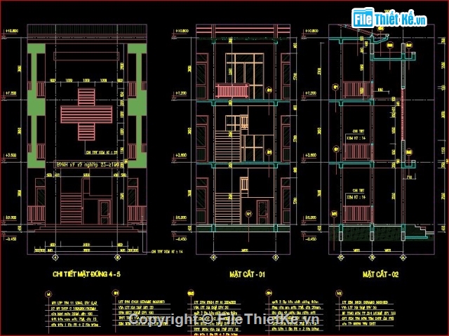 bệnh xá 3 tầng,bệnh xá 10x25m,kiến trúc bệnh viện,bản vẽ bệnh xá 3 tầng