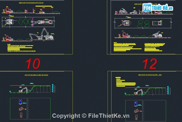 thi công,nền,biện pháp san nền,cad san nền,Biện pháp thi công san nền