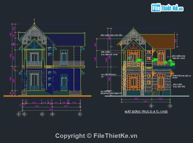 biệt thự 2 tầng,nhà phố 2 tầng,bản vẽ 2 tầng,biệt thự,biệt thự đẹp,biệt thự 3 tầng