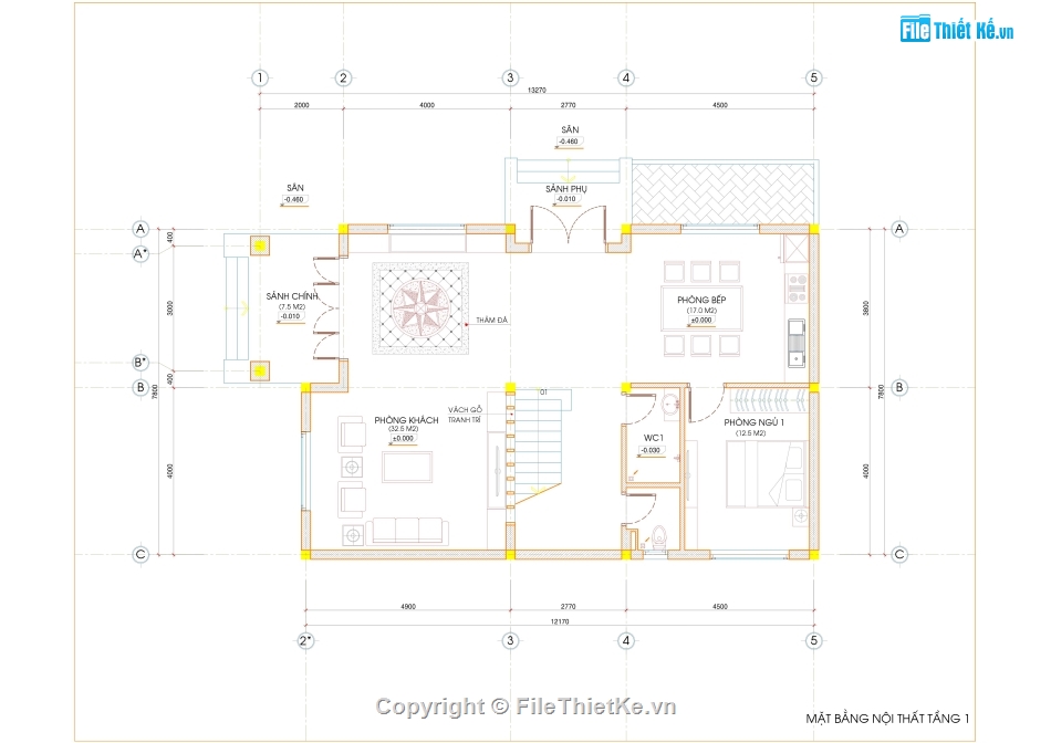 biệt thự 2 tầng 7.8x13m,biệt thự 2 tầng,Nhà 2 tầng 90m2