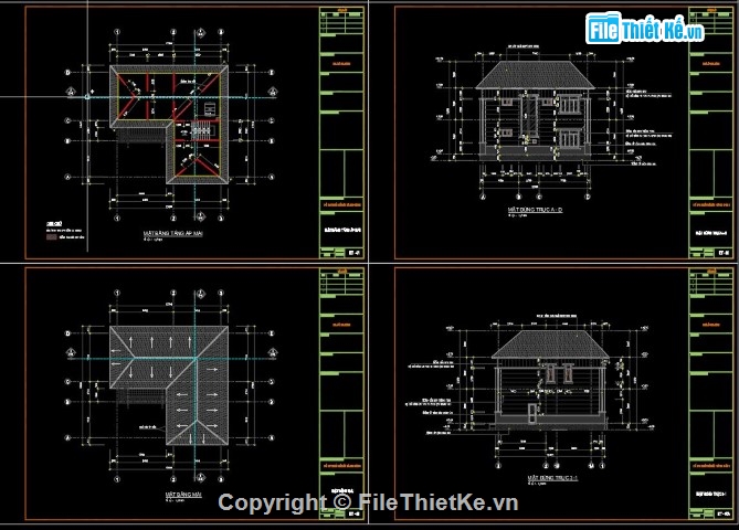 biệt thự 2 tầng,bản vẽ biệt thự 2 tầng,autocad biệt thự 2 tầng,biệt thự 2 tầng file cad