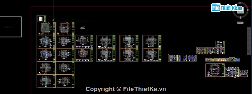 biệt thự 2 tầng,bản vẽ biệt thự 2 tầng,autocad biệt thự 2 tầng,biệt thự 2 tầng file cad