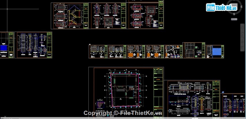 biệt thự 2 tầng,bản vẽ biệt thự 2 tầng,autocad biệt thự 2 tầng,biệt thự 2 tầng file cad