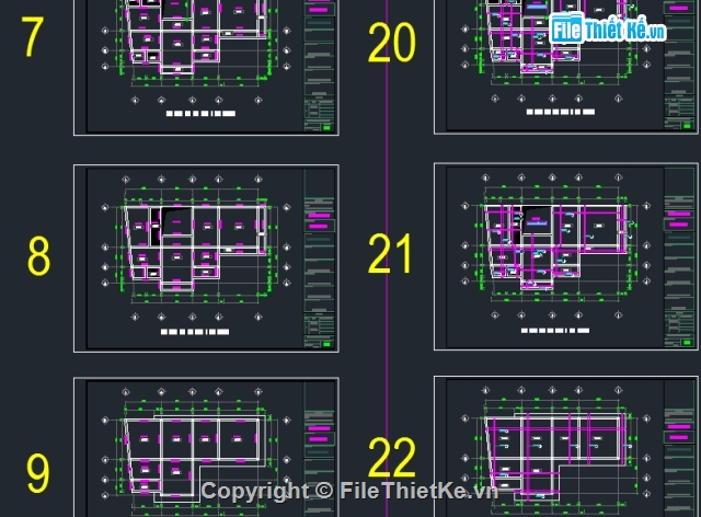 biệt thự 3 tầng,biệt thự gia đình,bản vẽ 3 tầng,bản vẽ cad biệt thự 3 tầng,mẫu biệt thự 3 tầng