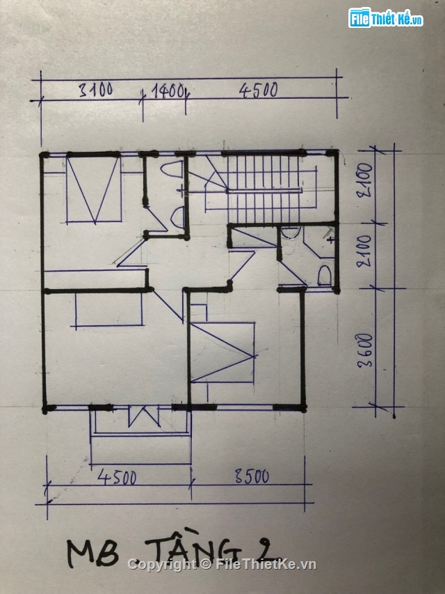 biệt thự 3 tầng,kết cấu biệt thự,kiến trúc biệt thự,kiến trúc 3 tầng,biệt thự 3 tầng 9x7.8m