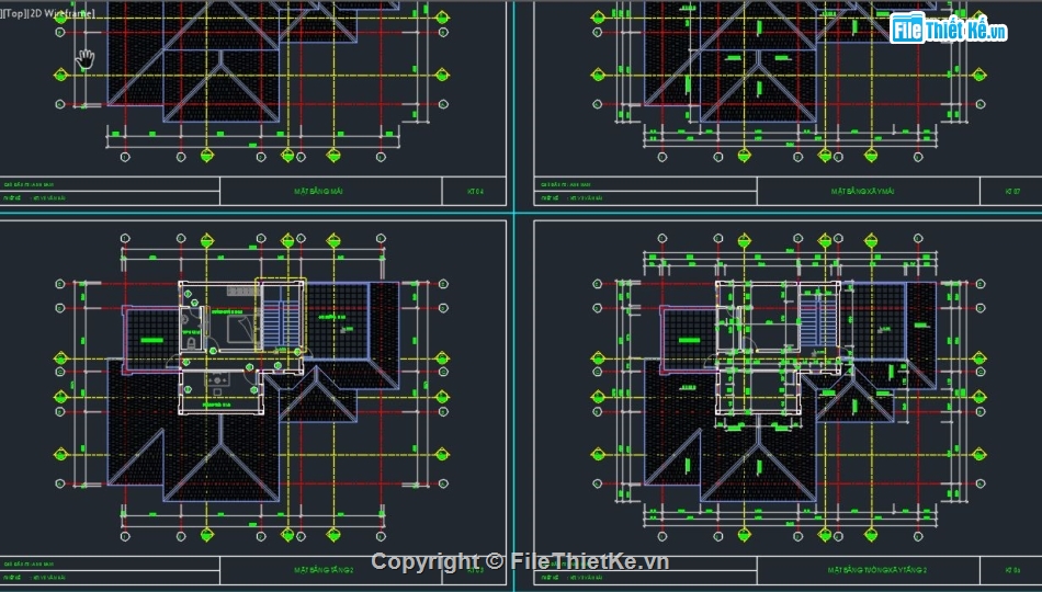 Biệt thự 2 tầng,bản vẽ biệt thư 2 tầng,Biệt thự 12.775x17.275m,Biệt thự mini 2 tầng,bản vẽ biệt thự mini 2 tầng,thiết kế biệt thự mini 2 tầng