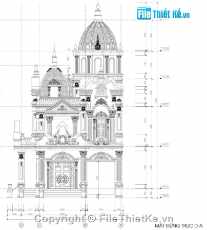 biệt thự 3 tầng,cad biệt thự 3 tầng,biệt thự 3 tầng file cad