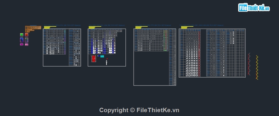 File cad,cấp nước,phụ kiện ống