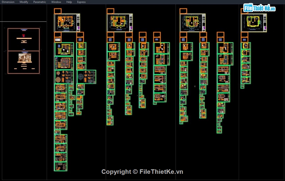 cad nội thất,nội thất biệt thự,chi tiết kỹ thuật