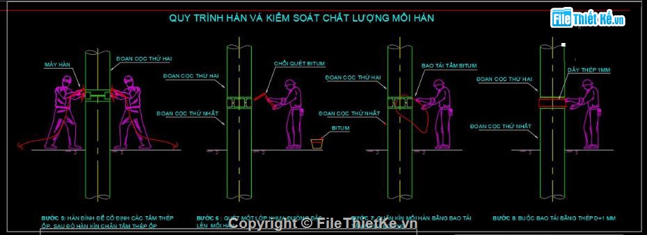 biện pháp thi công,bản vẽ ép cọc,bản vẽ móng