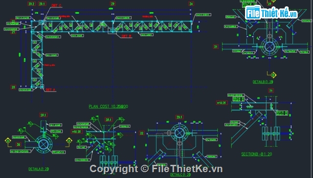 kết cấu thép,Nhà máy nhiệt điện,Pipe rack,giá đỡ ống khói,Nhiệt điện Hải Dương