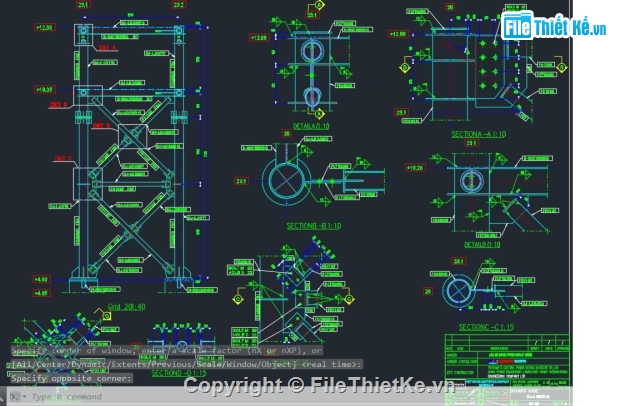 kết cấu thép,Nhà máy nhiệt điện,Pipe rack,giá đỡ ống khói,Nhiệt điện Hải Dương