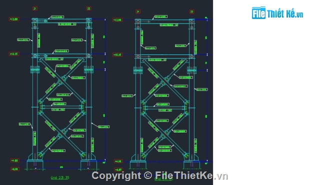 kết cấu thép,Nhà máy nhiệt điện,Pipe rack,giá đỡ ống khói,Nhiệt điện Hải Dương