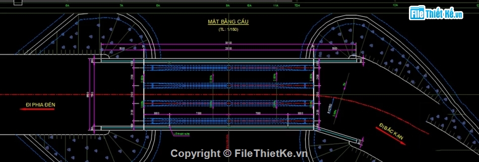 cầu dầm,cad dầm,cầu dầm I,dầm DUL