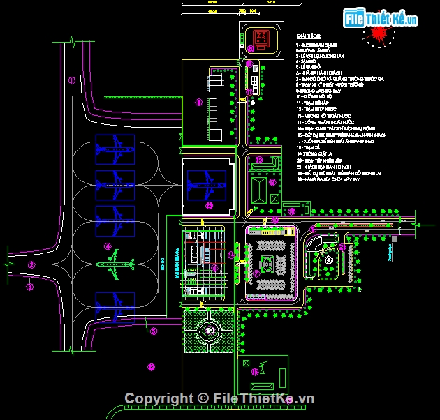 File cad,Bản vẽ chi tiết,nhà ga sân bay