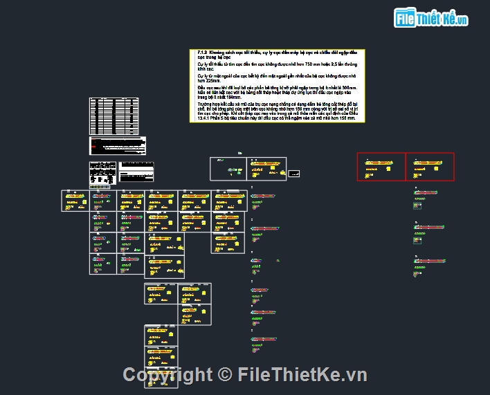 File cad,khoan nhồi cọc,cọc nhồi,cọc khoan nhồi,khoan nhồi,cọc khoan