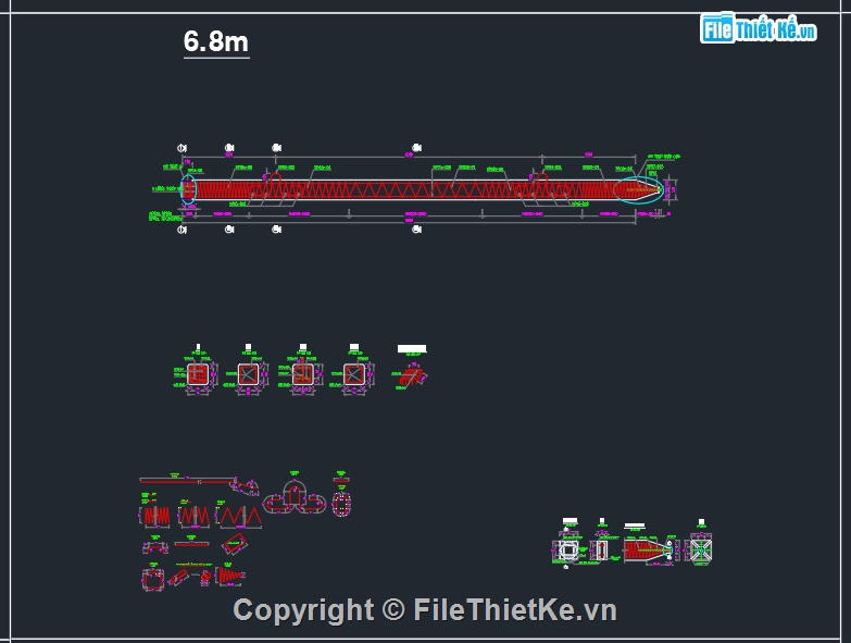 File cad,khoan nhồi cọc,cọc nhồi,cọc khoan nhồi,khoan nhồi,cọc khoan