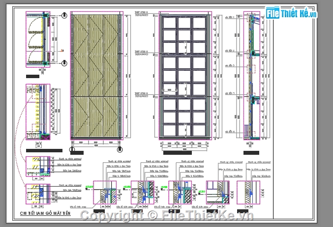 File cad,chi tiết cửa,chi tiết,mặt cắt ngang,cad cửa,cad chi tiết
