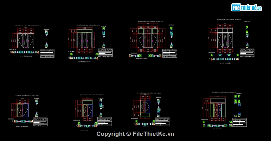 File cad,chi tiết cấu tạo,chi tiết cửa,cấu tạo cửa