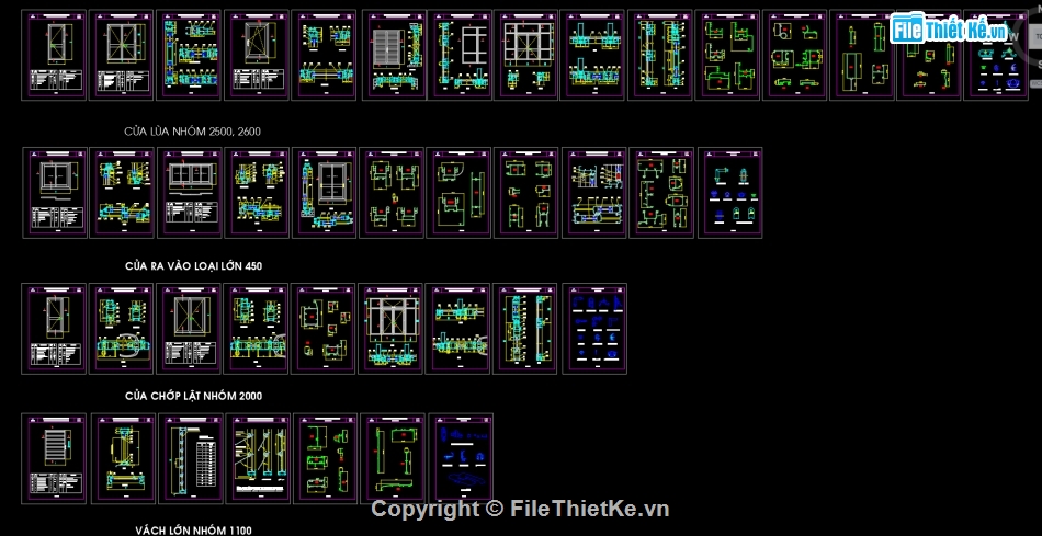 File cad,chi tiết cấu tạo,chi tiết cửa,cấu tạo cửa