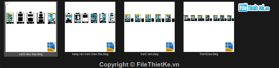 File cad,trạm điện,mặt bằng,dây trung thế,điện trung thế,trung thế