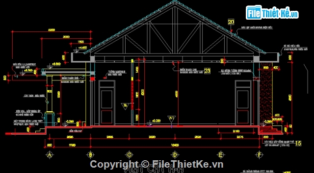 File cad,Bản vẽ chi tiết,công trình UBND quận huyện