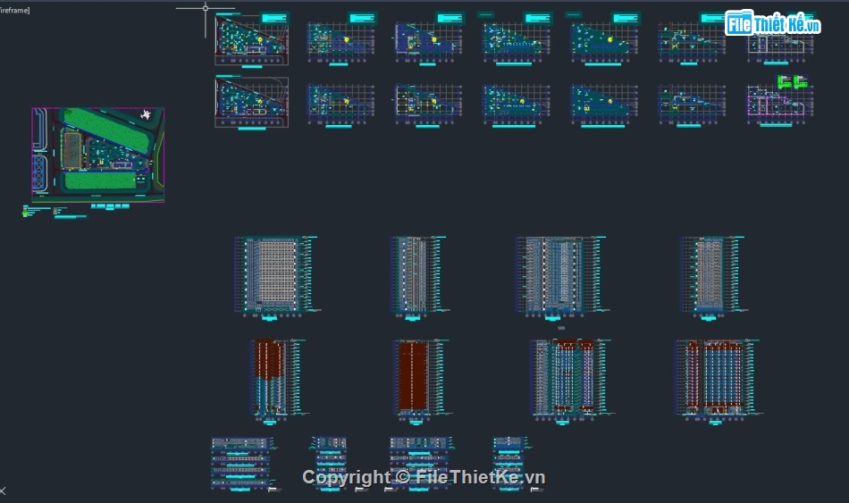 File cad chung cư,Bản vẽ chung cư 22 tầng,Marina Plaza Long Xuyên,File cad chung cư cao tầng,Bản vẽ cad chung cư,chung cư Marina Plaza