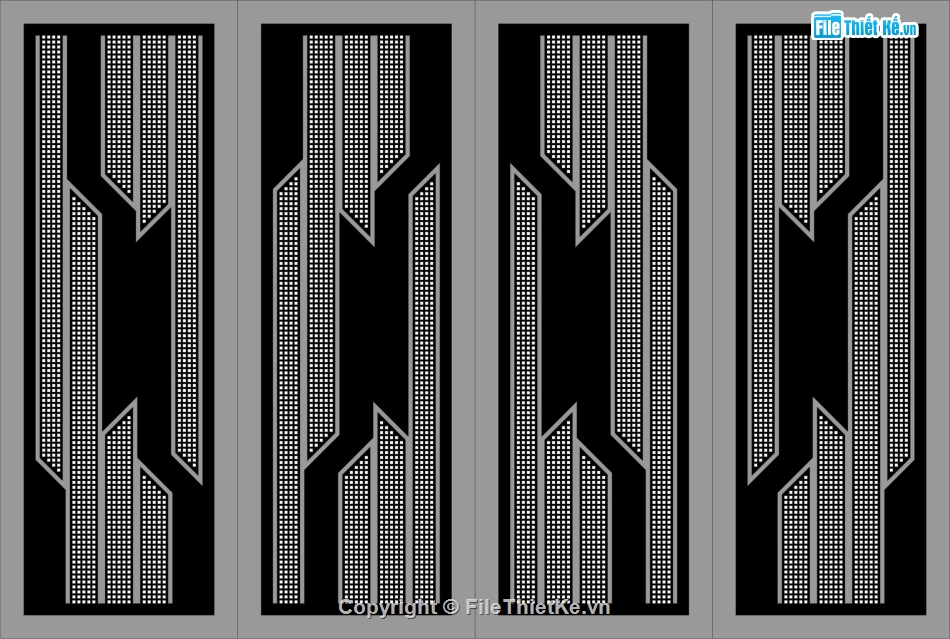 File cad cổng,File cổng 4 cánh,cắt cổng 4 cánh