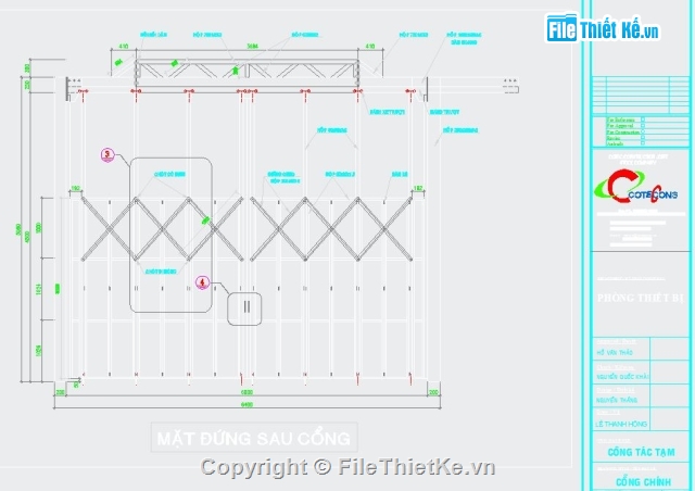 cổng,mẫu cổng,Cổng công trường,bản vẽ autocad cổng