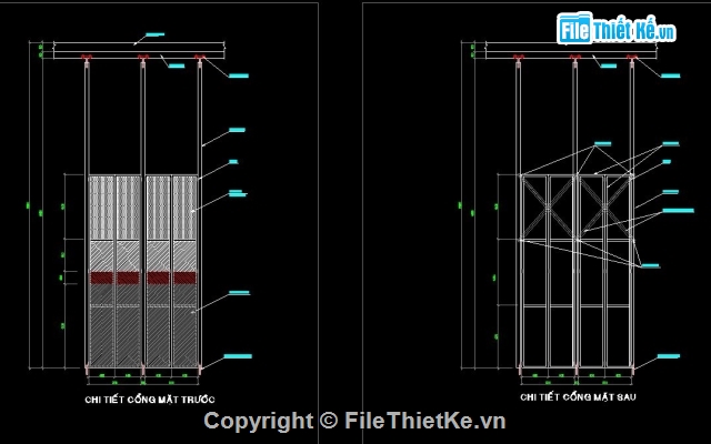 cổng,mẫu cổng,Cổng công trường,bản vẽ autocad cổng