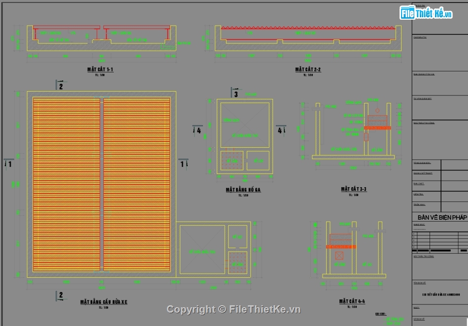 công trình phụ trợ,cad cổng tạm công trình,cad giàn gia công thép 3000,Cad Nhà bảo vệ,cad Hàng rào bao che công trình