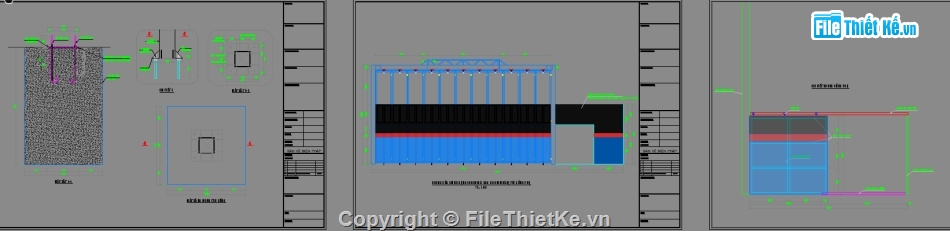 công trình phụ trợ,cad cổng tạm công trình,cad giàn gia công thép 3000,Cad Nhà bảo vệ,cad Hàng rào bao che công trình