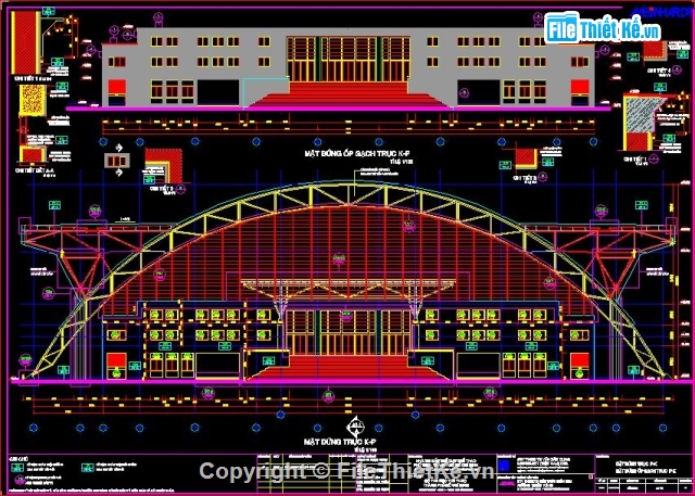 kiến trúc nhà thi đấu,bản vẽ nhà thi đấu phú thọ,thiết kế nhà thi đấu,nhà thi đấu thể thao