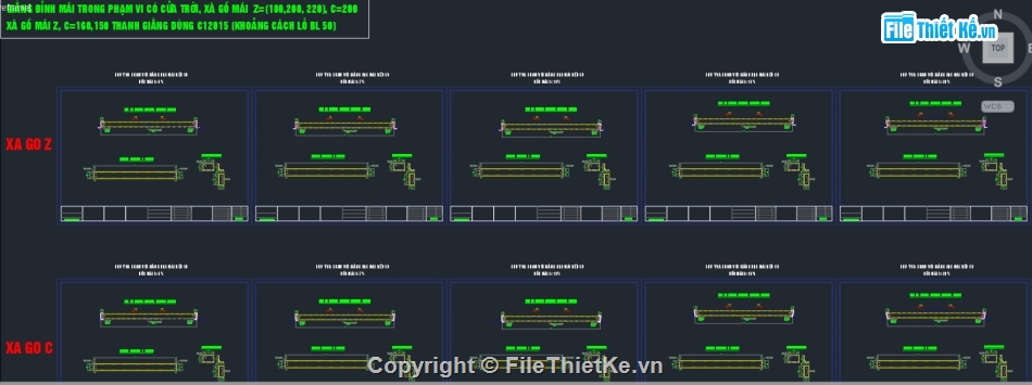 giằng xà gồ mái,xà gồ mái,thanh giằng xà gồ,nhà công nghiệp,nhà thép tiền chế