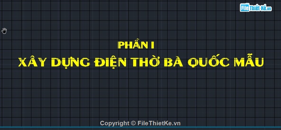 Cad điện thờ,bản vẽ điện thờ,điện thờ quốc mẫu,Điện thờ bà quốc mẫu 6.45x9.9m,File cad Điện thờ bà quốc mẫu,bản vẽ điện đền thờ