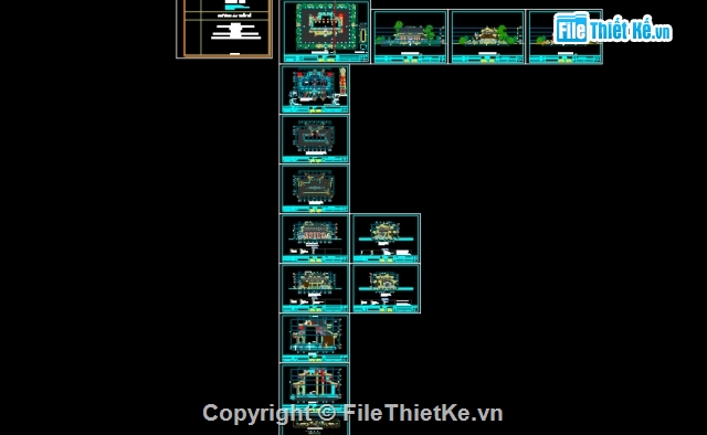 đình chùa,đình chùa cổ,file thiết kế đình chùa