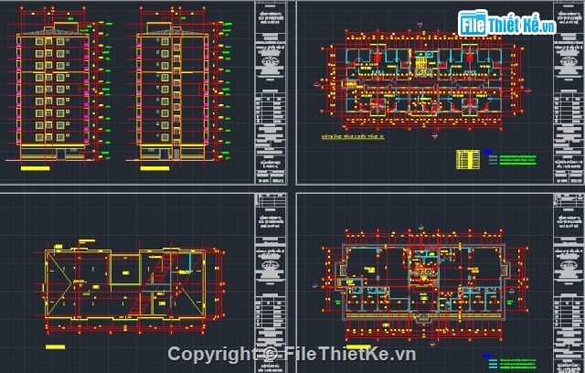 chung cư 8 tầng,bản vẽ autocad chung cư 8 tầng,chung cư cao tầng,cad chung cư,chung cư,bản vẽ chung cư